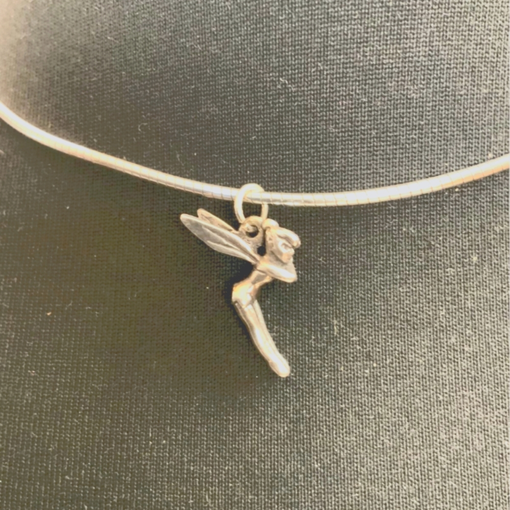 Tinker Bell Sterling Silver Necklace 🪅